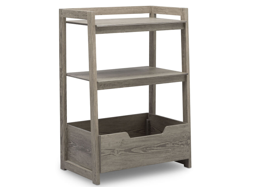 Delta Children Crafted Limestone (1334) Gateway Small Laddershelf (W101452), Right Facing Silo, d2d 18-Small Ladder Shelf