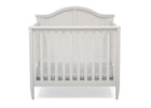 DCB: Bianca White (130) 3-Parker Mini Convertible Baby Crib with Mattress and 2 Sheets