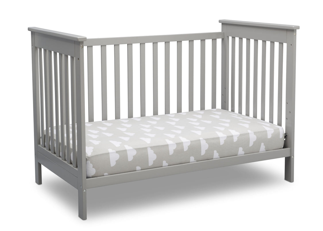 Delta Children Grey (026) Adley 3-in-1 Crib (W102130) Daybed a5a