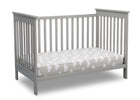 Delta Children Grey (026) Adley 3-in-1 Crib (W102130) Daybed a5a 6-Adley 3-in-1 Convertible Crib
