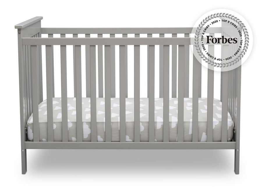 Delta Children Grey 026 Adley 3-in-1 Crib (W102130) Front Silo a2a 3-Adley 3-in-1 Convertible Crib