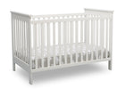 Delta Children Bianca White (130) Adley 3-in-1 Crib (W102130) Right Silo b3b 11-Adley 3-in-1 Convertible Crib