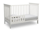 Delta Children Bianca White (130) Adley 3-in-1 Crib (W102130) Toddler Bed b4b 12-Adley 3-in-1 Convertible Crib