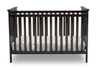 Delta Children Dark Chocolate (207) Adley 3-in-1 Crib (W102130) Front Silo c2c 15-Adley 3-in-1 Convertible Crib