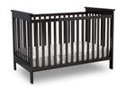 Delta Children Dark Chocolate (207) Adley 3-in-1 Crib (W102130) Right Silo c3c 17-Adley 3-in-1 Convertible Crib