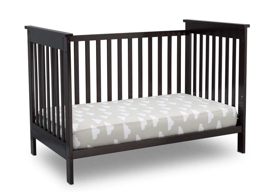 Delta Children Dark Chocolate (207) Adley 3-in-1 Crib (W102130) Daybed Conversion c5c