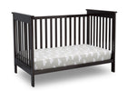 Delta Children Dark Chocolate (207) Adley 3-in-1 Crib (W102130) Daybed Conversion c5c 19-Adley 3-in-1 Convertible Crib