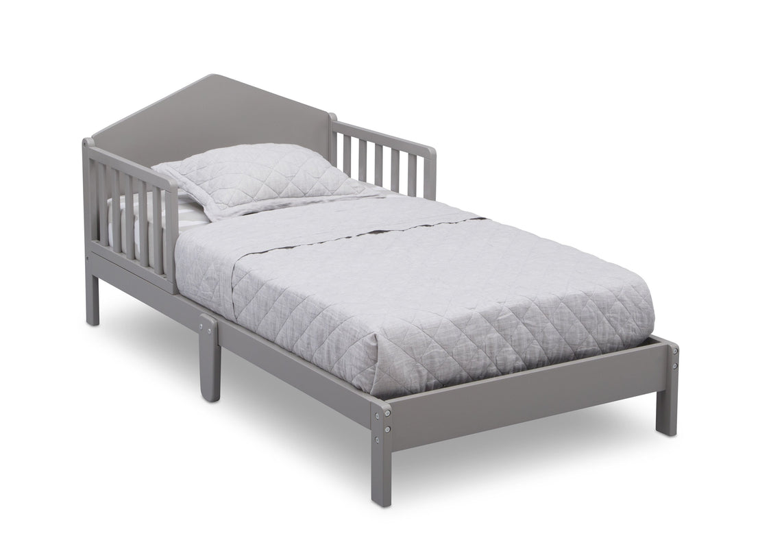 Delta Children Grey (026) Homestead Toddler Bed Right Silo View
