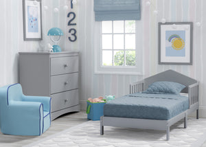 Delta Children Grey (026) Homestead Toddler Bed Room View 3