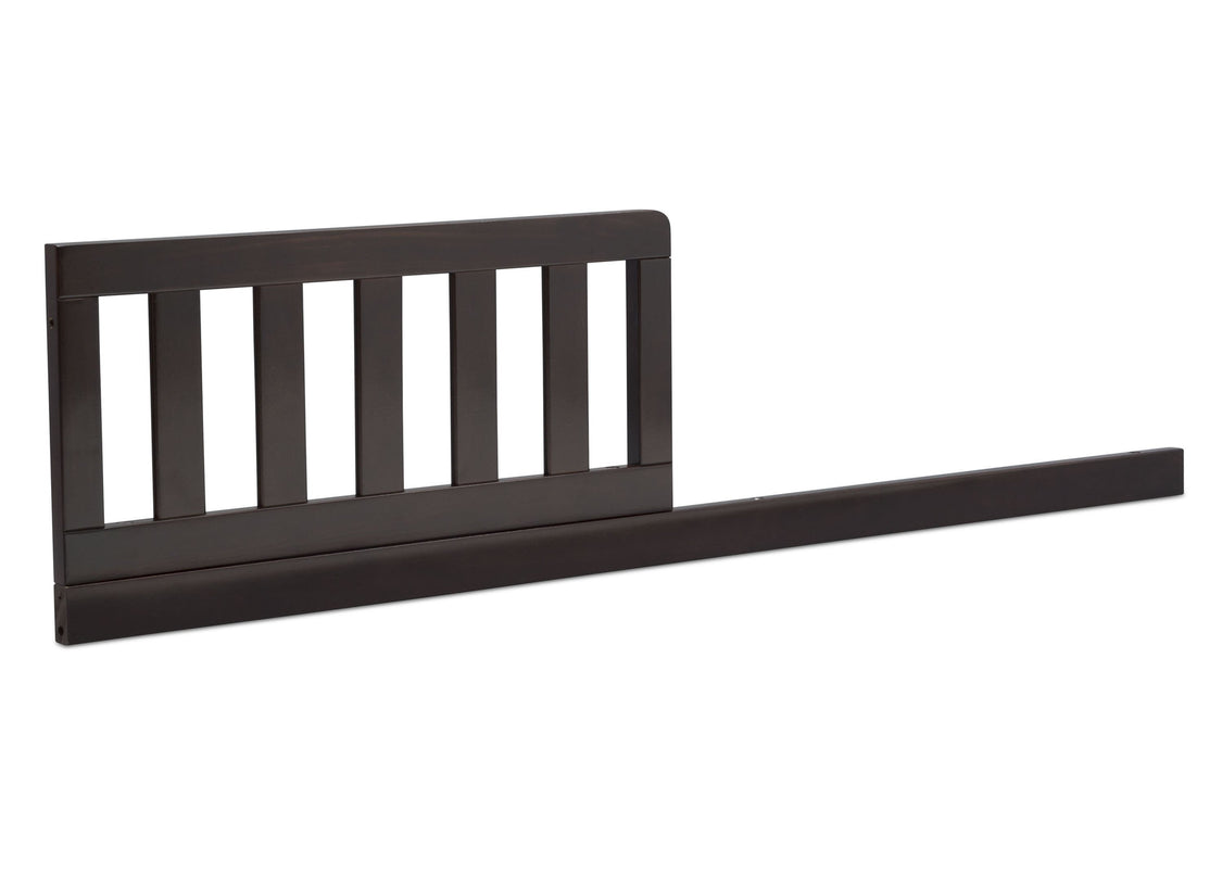 Delta Children Dark Chocolate (207) Daybed/Toddler Guardrail Kit (W102725), Toddler Bed Rail Right Facing, c2c