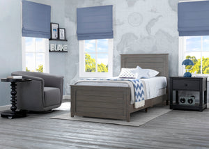 Harvest Farmhouse Twin Bed Aged Grey (1337) 1
