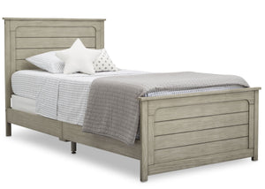 Harvest Farmhouse Twin Bed Aged White (1336) 3