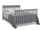 Delta Children Grey (026) Kingswood 4-in-1 Convertible Baby Crib Full Size Bed Silo View 5-Kingswood 4-in-1 Convertible Baby Crib