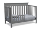 Delta Children Grey (026) Kingswood 4-in-1 Convertible Baby Crib Toddler Bed Silo View 3-Kingswood 4-in-1 Convertible Baby Crib