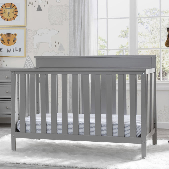Kingswood 4 in 1 Convertible Baby Crib Grey 026 7-Kingswood 4-in-1 Convertible Baby Crib