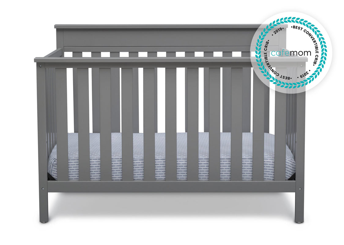 Kingswood 4 in 1 Convertible Baby Crib Grey 026