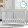 Kingswood 4 in 1 Convertible Baby Crib Bianca White 130 26-Kingswood 4-in-1 Convertible Baby Crib