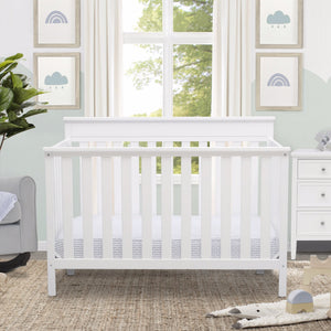Delta Children Bianca White (130) Kingswood 4-in-1 Convertible Baby Crib 28