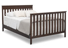 Delta Children Walnut Espresso (1324) Kingswood 4-in-1 Convertible Baby Crib Full Size Bed Silo View 19-Kingswood 4-in-1 Convertible Baby Crib