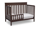 Delta Children Walnut Espresso (1324) Kingswood 4-in-1 Convertible Baby Crib Toddler Bed Silo View 17-Kingswood 4-in-1 Convertible Baby Crib