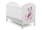 Disney Bianca White with Minnie Mouse (1302) Minnie Mouse 4-in-1 Convertible Crib by Delta Children, Detail View 7-Minnie Mouse 4-in-1 Convertible Crib