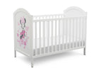 Disney Bianca White with Minnie Mouse (1302) Minnie Mouse 4-in-1 Convertible Crib by Delta Children, Right Silo View 3-Minnie Mouse 4-in-1 Convertible Crib