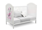 Disney Bianca White with Minnie Mouse (1302) Minnie Mouse 4-in-1 Convertible Crib by Delta Children, Day Bed Silo View 5-Minnie Mouse 4-in-1 Convertible Crib