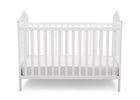 Disney Bianca White with Minnie Mouse (1302) Minnie Mouse 4-in-1 Convertible Crib by Delta Children, Front Silo View 2-Minnie Mouse 4-in-1 Convertible Crib