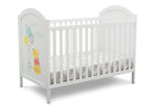 Delta Children Bianca White with Pooh (1301) 4-in-1 Convertible Crib, Right Silo View 4-Winnie The Pooh 4-in-1 Convertible Crib
