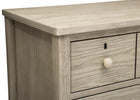 Textured Limestone (1340) 6-Farmhouse 3 Drawer Dresser with Changing Top