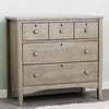 Textured Limestone (1340) 30-Farmhouse 3 Drawer Dresser with Changing Top