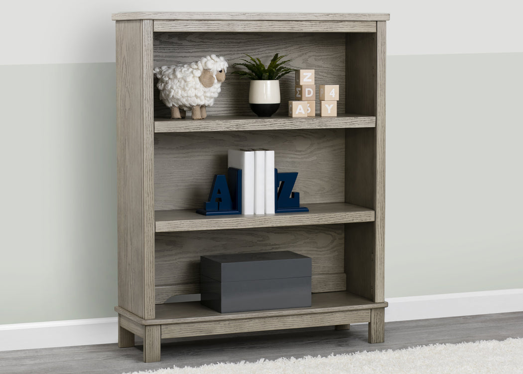 Delta Children Textured Limestone (1340) Farmhouse Bookcase/Hutch