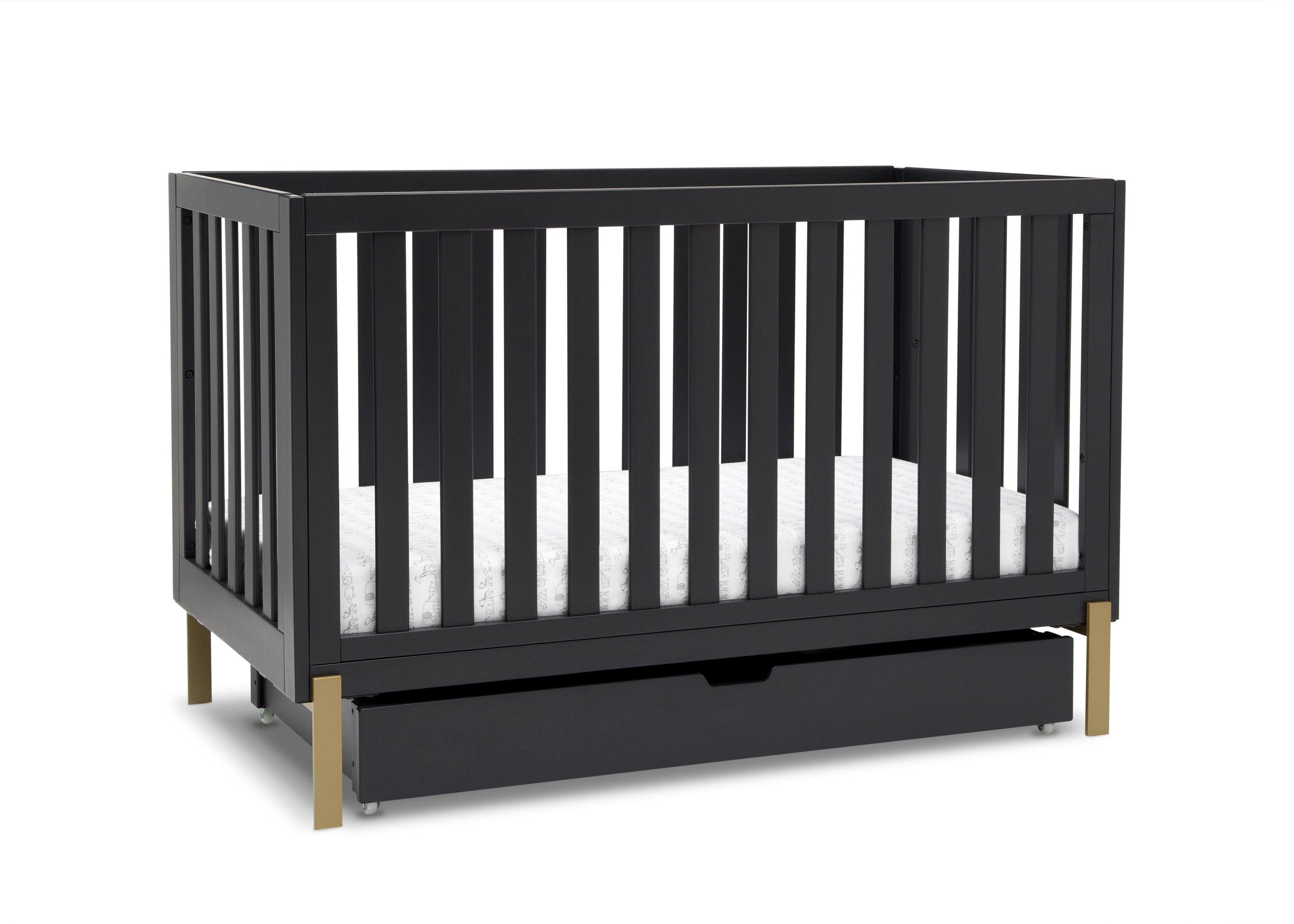 Hendrix 4in1 Convertible Crib + Under Crib RollOut Delta Children