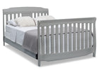 Delta Children Grey (026) Westminster 6-in-1 Convertible Crib, Right Full Bed Silo View 5-Westminster 6-in-1 Convertible Crib
