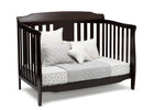 Delta Children Dark Chocolate (207) Westminster 6-in-1 Convertible Crib, Right Day Bed Silo View 16-Westminster 6-in-1 Convertible Crib