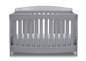 Delta Children Grey (026) Colton 6-in-1 Convertible Crib, Front Silo View 10