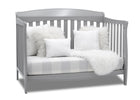 Delta Children Grey (026) Colton 6-in-1 Convertible Crib, Right Sofa Silo View 5-Colton 6-in-1 Convertible Crib