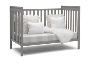 Delta Children Grey (026) Mercer 6-in-1 Convertible Crib, Right Sofa Silo View 16