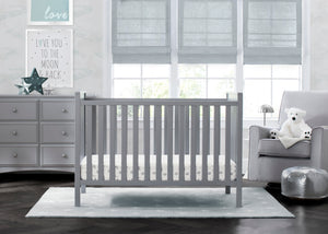 Delta Children Grey (026) Mercer 6-in-1 Convertible Crib 48