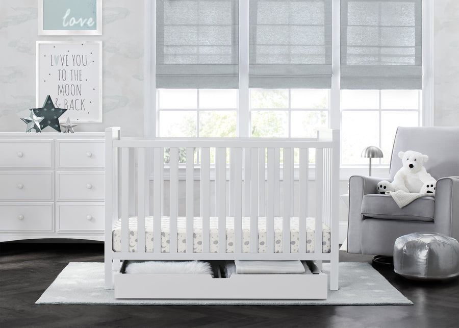 Bianca White (130) W118140-130 9-Mercer 6-in-1 Convertible Crib
