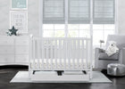 Bianca White (130) 5-Mercer 6-in-1 Convertible Crib + Under Crib Roll-Out Storage