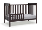 Delta Children Dark Chocolate (207) Mercer 6-in-1 Convertible Crib, Right Toddler Bed Silo View 19-Mercer 6-in-1 Convertible Crib