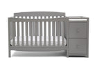 Mason Convertible 6-in-1 Crib and Changer Grey (026) 7-Mason Convertible 6-in-1 Crib and Changer