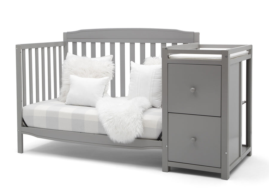 Mason Convertible 6-in-1 Crib and Changer Grey (026) 5-Mason Convertible 6-in-1 Crib and Changer
