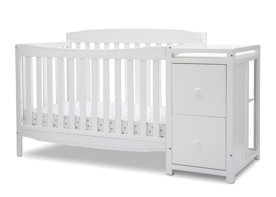 Mason Convertible 6-in-1 Crib and Changer Bianca White (130) 12-Mason Convertible 6-in-1 Crib and Changer
