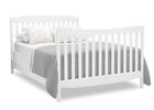 Bianca White (130) 17-Mason Convertible 6-in-1 Crib and Changer