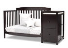 Mason Convertible 6-in-1 Crib and Changer Dark Chocolate (207) 24-Mason Convertible 6-in-1 Crib and Changer