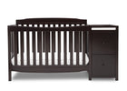 Dark Chocolate (207) 28-Mason Convertible 6-in-1 Crib and Changer