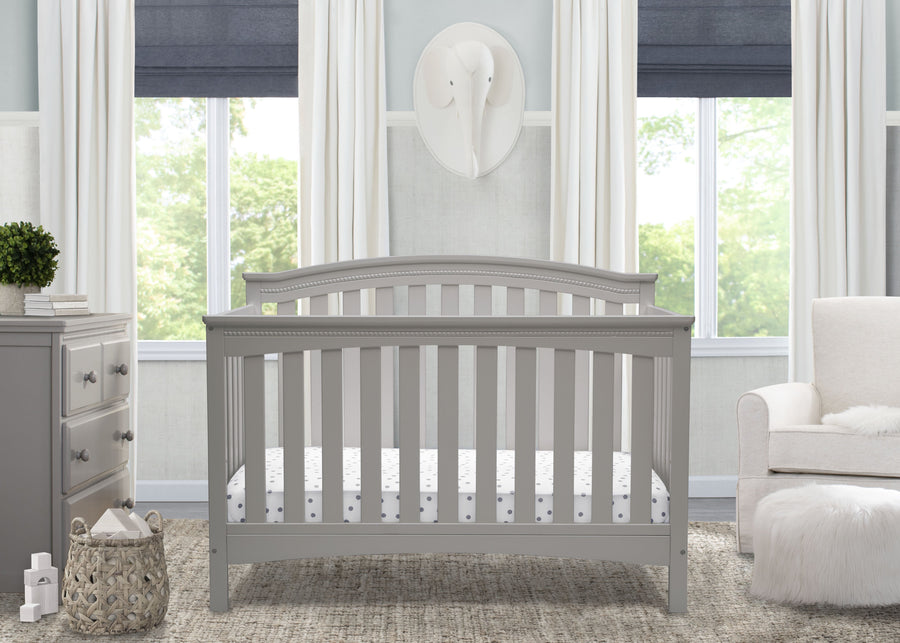 Waverly 6-in-1 Convertible Crib Grey (026) 1-Waverly 6-in-1 Convertible Crib
