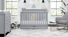 Mercer 6-in-1 Convertible Crib Grey 11-Mercer Collection